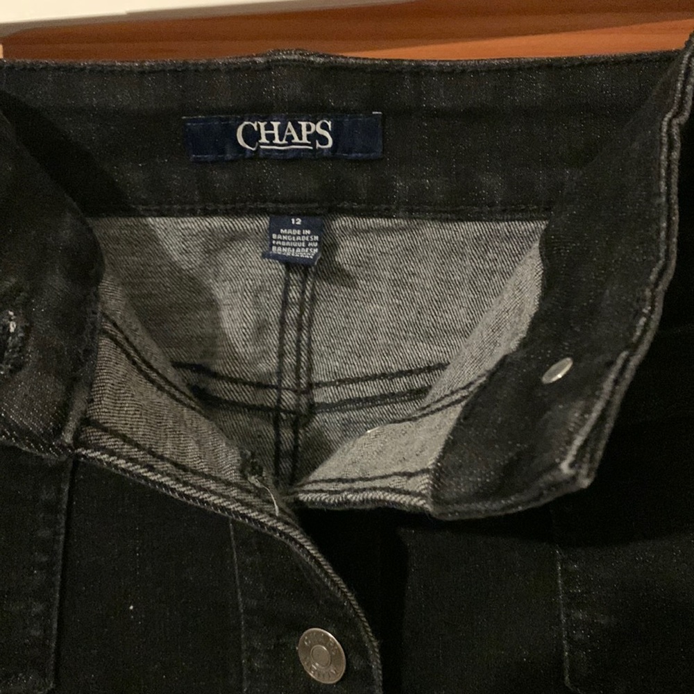 Chaps Jean skirt - Picture 2 of 5
